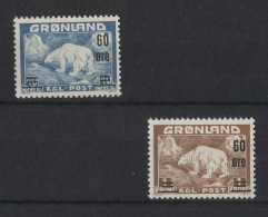 Greenland - 1956 Polar Bear Overprints MNH__(TH-23125) - Nuovi