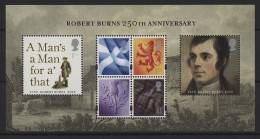 Great Britain - 2009 Robert Burns Block MNH__(TH-25767) - Blokken & Velletjes