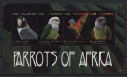 Gambia - 2011 African Parrots Kleinbogen (1) MNH__(TH-27161) - Gambie (1965-...)