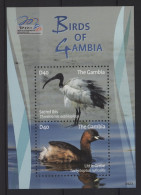 Gambia - 2009 Native Birds Block MNH__(TH-26996) - Gambie (1965-...)