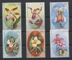 Gambia - 2001 Orchids MNH__(TH-25042) - Gambie (1965-...)