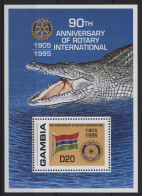 Gambia - 1995 Rotary International Block MNH__(TH-27387) - Gambie (1965-...)