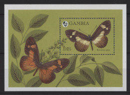 Gambia - 1994 Butterflies Block (2) MNH__(TH-26828) - Gambie (1965-...)