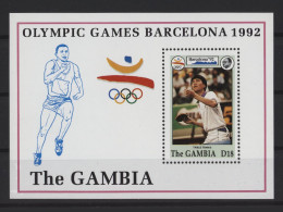 Gambia - 1992 Albertville And Barcelona Block (4) MNH__(TH-27682) - Gambie (1965-...)