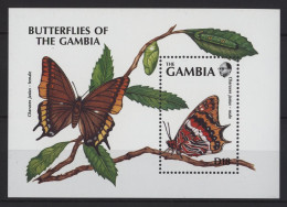 Gambia - 1991 Butterflies Block (1) MNH__(TH-26831) - Gambie (1965-...)