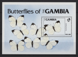 Gambia - 1984 Butterflies Block MNH__(TH-26826) - Gambie (1965-...)