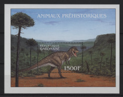 Gabon - 2000 Prehistoric Animals (III) Block (2) MNH__(TH-24447) - Gabon