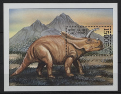 Gabon - 2000 Prehistoric Animals (II) Block (2) MNH__(TH-24445) - Gabon