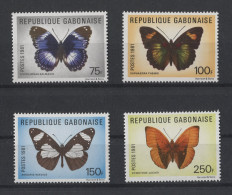 Gabon - 1981 Butterflies MNH__(TH-25036) - Gabon