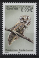 French Andorra - 2005 Rough-legged Owl MNH__(TH-27170) - Ungebraucht