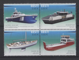 Estonia - 2017 Shipbuilding Block Of Four MNH__(TH-26231) - Estonia