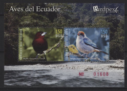 Ecuador - 2010 Native Birds Block MNH__(TH-27023) - Ecuador