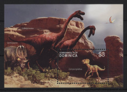 Dominica - 2005 Prehistoric Animals Block (1) MNH__(TH-24449) - Dominica (1978-...)