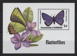 Dominica - 1994 Butterflies Block (1) MNH__(TH-26770) - Dominique (1978-...)