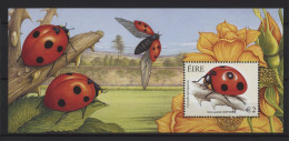 Ireland - 2003 Native Beetles Block MNH__(TH-25953) - Blocks & Kleinbögen