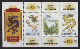 Ireland - 2000 Year Of The Dragon Block MNH__(TH-25954) - Hojas Y Bloques