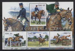 Ireland - 1998 Equestrian Sport Block MNH__(TH-25950) - Blokken & Velletjes