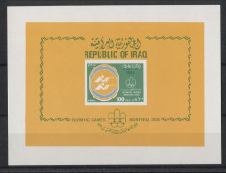 Iraq - 1976 Montreal Block MNH__(TH-24174) - Irak