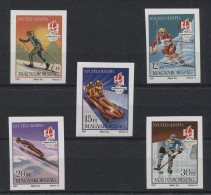 Hungary - 1991 Winter Olympics Albertville IMPERFORATE MNH__(TH-24072) - Ongebruikt