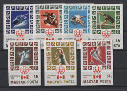 Hungary - 1976 Summer Olympics Montreal IMPERFORATE MNH__(TH-25000) - Unused Stamps