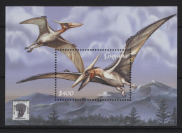 Guyana - 2001 Prehistoric Animals Block (4) MNH__(TH-24422) - Guyana (1966-...)