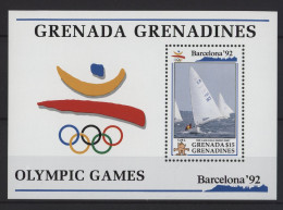 Grenada Grenadines - 1990 Summer Olympics Barcelona Block (1) MNH__(TH-27733) - Grenada (1974-...)