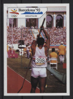 Grenada Grenadines - 1990 Summer Olympics Barcelona Block (2) MNH__(TH-27734) - Grenada (1974-...)