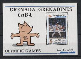 Grenada Grenadines - 1992 Summer Olympics Barcelona Block (1) MNH__(TH-23912) - Grenada (1974-...)