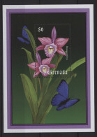 Grenada - 2000 Orchids Block (1) MNH__(TH-26774) - Grenada (1974-...)