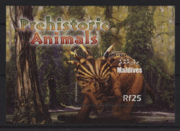 Maldives - 2005 Prehistoric Animals Block (4) MNH__(TH-24346) - Maldives (1965-...)