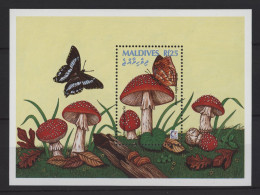 Maldives - 1995 Mushrooms Block (2) MNH__(TH-26807) - Maldives (1965-...)