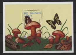 Maldives - 1995 Mushrooms Block (1) MNH__(TH-26806) - Maldives (1965-...)