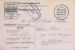 1944 KRIEGSGEFANGENENLAGER / STAMMLAGER IV D , CENSURA " GEPRÜFT 11 " , T.P. CIRCULADA , PRISIONEROS DE GUERRA - Kriegsgefangenenpost