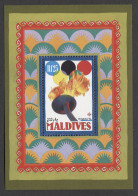 Maldives - 1991 Summer Olympics Barcelona (I) Block (2) MNH__(TH-24009) - Maldives (1965-...)