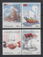 Malaysia - 2004 Ships Pairs MNH__(TH-26100) - Malaysia (1964-...)