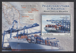 Malaysia - 2004 Ports Block MNH__(TH-26103) - Malaysia (1964-...)