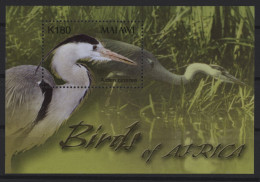 Malawi - 2003 Birds Of Africa Block MNH__(TH-27284) - Malawi (1964-...)