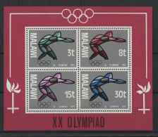 Malawi - 1972 Summer Olympics Munich Block MNH__(TH-23793) - Malawi (1964-...)