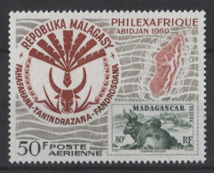 Madagascar - 1969 Stamp Exhibition Philexafrique MNH__(TH-26587) - Madagascar (1960-...)