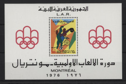 Libya - 1976 Summer Olympics Montreal Block MNH__(TH-24206) - Libyen