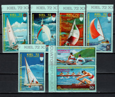 Equatorial Guinea 1972 Olympic Games Munich,Sailing, Rowing Set Of 7 MNH - Sommer 1972: München