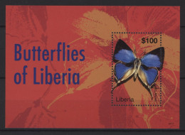 Liberia - 2007 Native Butterflies Block (1) MNH__(TH-26702) - Liberia