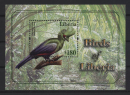 Liberia - 2011 Native Birds Block (1) MNH__(TH-27042) - Liberia