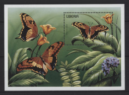 Liberia - 1996 Butterflies (II) Block MNH__(TH-26849) - Liberia