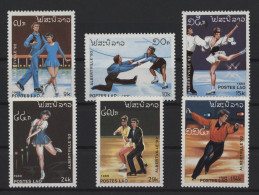 Laos - 1989 Winter Olympics Albertville MNH__(TH-24580) - Laos