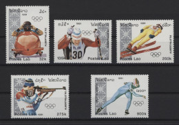 Laos - 1991 Winter Olympics Albertville MNH__(TH-24577) - Laos