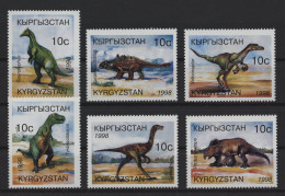 Kyrgyzstan - 1998 Prehistoric Animals MNH__(TH-24501) - Kirghizistan