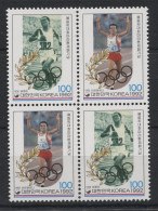 Korea (South) - 1992 Korean Gold Medalists Block Of Four MNH__(TH-23999) - Corea Del Sur