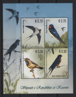 Kosovo - 2010 Native Birds Block MNH__(TH-27032) - Kosovo