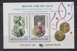 Korea (South) - 1992 Korean Gold Medalists Block MNH__(TH-24000) - Corée Du Sud